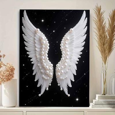 Kit Pittura Diamante DIY Ali Senza Cornice 35x45cm Kit Pittura Diamante Gem Art per Adulti/Principianti Idea Regalo Decorazione Parete Casa