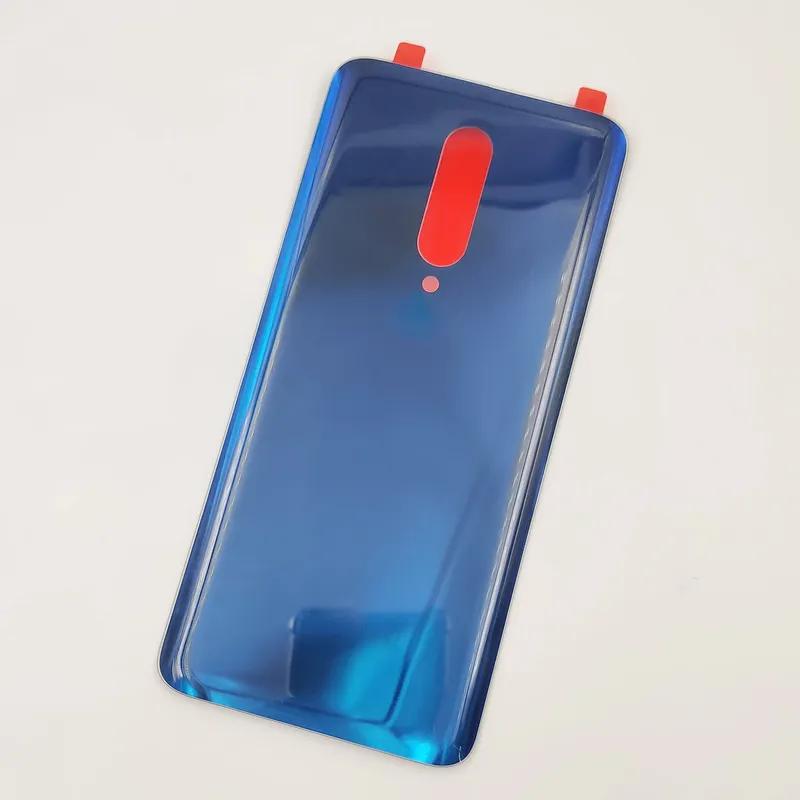 Glass Battery Cover For OnePlus 7 Pro Back Door Lid Hard Rear Housing Shell Panel + Original Adhesive Glue Sticker LOGO