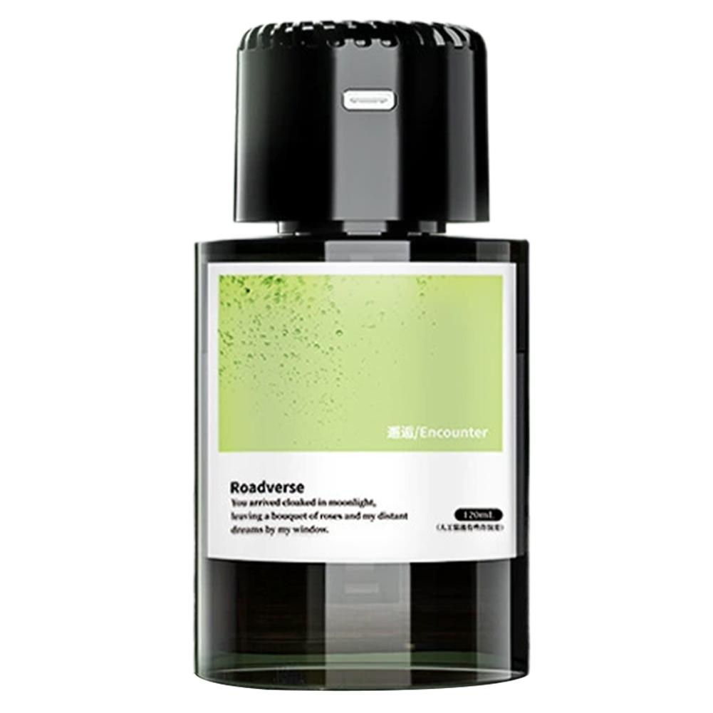 Smart Car Air Freshener with Starry Sky Projection | Rechargeable 120ml Diffuser | French Fragrance | Auto On/Off | Odor Purific