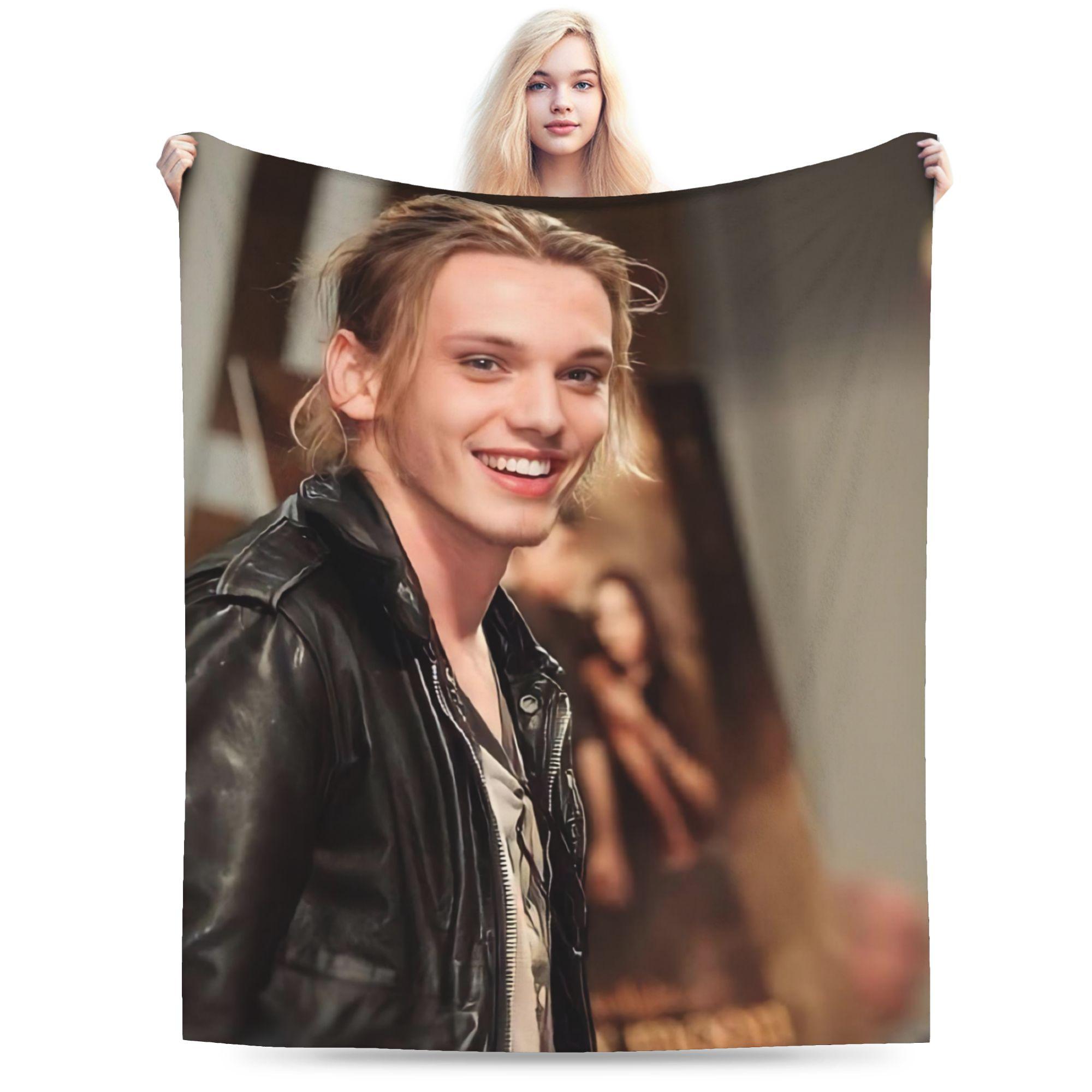 

Jamie Campbell Bower Blanket Cozy Soft Throw Blankets for Sofa 50x60 Inch Multi-size Bedspread 75cm x 90cm