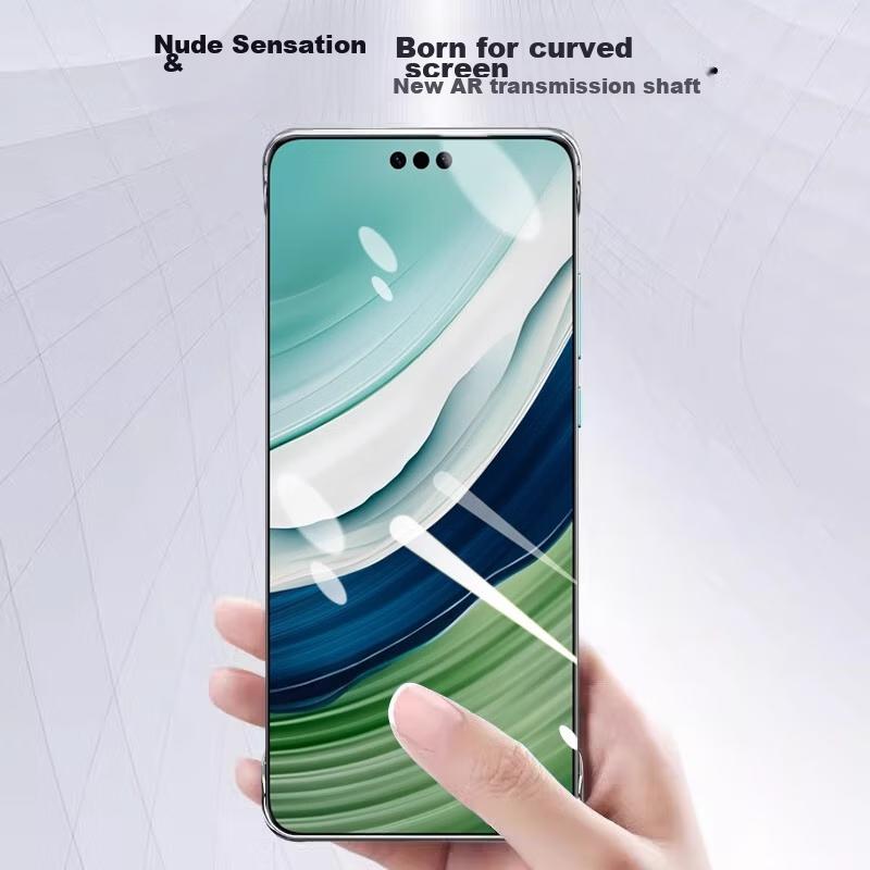 Case for Huawei Mate60, HUAWEI60 Transparent Borderless Phone Protective Cover, Ultra-Thin Shockproof Breathable Premium Hard for Men And Wome