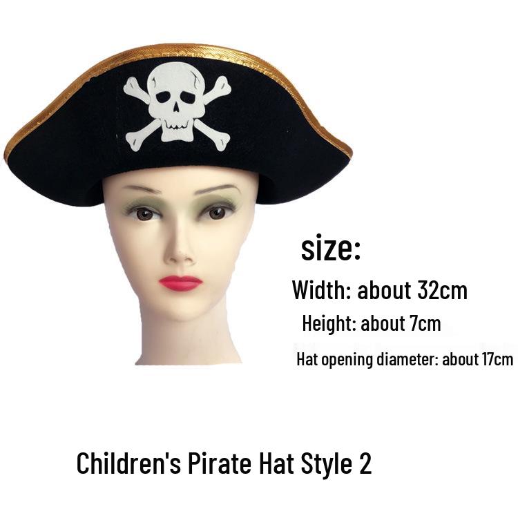 Карибский пиратский череп Хэллоуин Шляпа капитана Косплей реквизит One Size