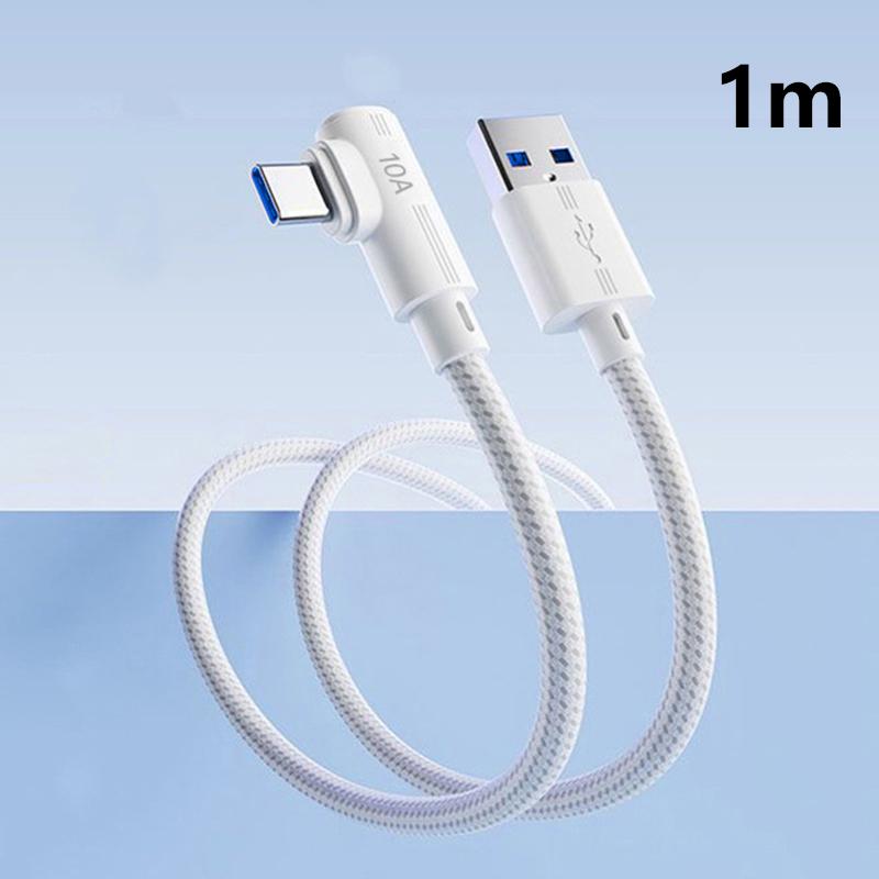 240W Super Flash Charging Data Cable Usb To Type C 90° Elbow Data Cable 1M/1.5M/2M/ Fast Charging B1