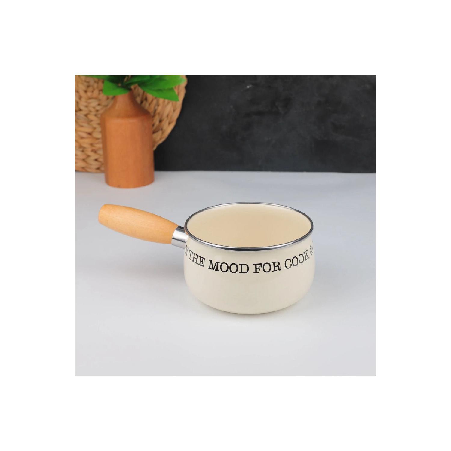 

Mien Enamel 14cm Sauce Bowl Ivory