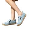Casual Flat Round Toe Slip-On Shoes for Men and Women Lightweight Flexible Sole Comfortable Walking Shoes