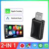Adapter 2w1 Przewodowy na Bezprzewodowy CarPlay Android Auto do Fabrycznego Radio Samochodowego z USB Plug and Play