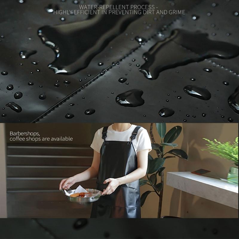 Easy To Clean TPU Kitchen Apron With Waterproof Design Pinny Protections For Chefs And Home Cooks