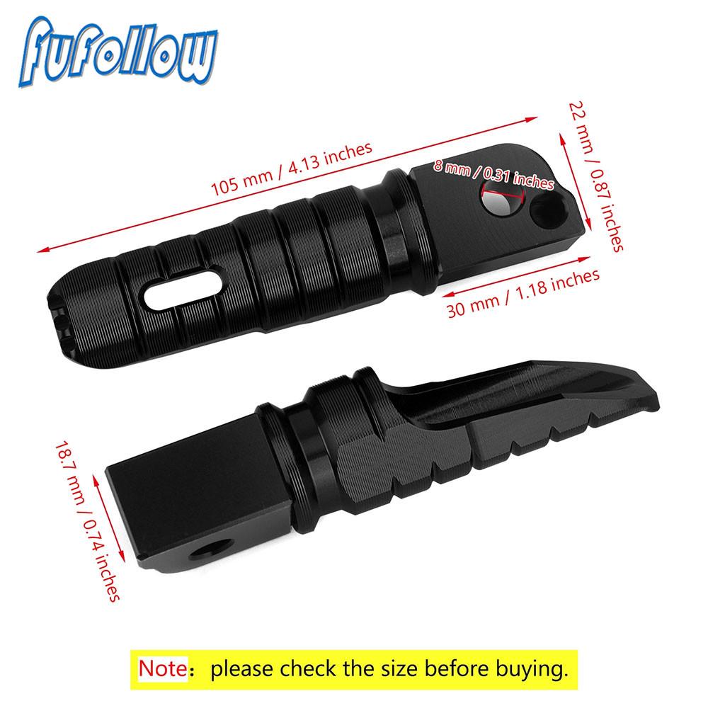 Pro motocykl Yamaha MT09 MT07 NMAX155 TMAX 530 TMAX560 TMAX500 XMAX300 XMAX250 Pedály zadních opěrek nohou spolujezdce