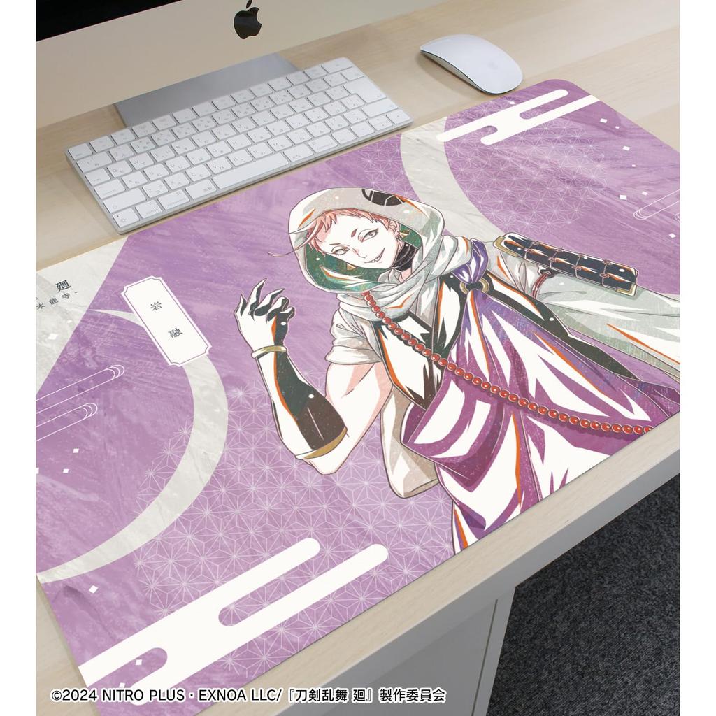 Anime Ranbu Kai Kyoden Burning Touken Ranbu Kai Kyoden Burning Honnoji Iwatoori Ani Art 1st Edition Desk Mat "Touken Honnoji" Multi-Purpose