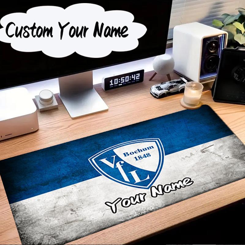 Custom Name Mouse pad Bochum Crest Mouse Pad Desk Mat, Non-Slip Rubber Backer Pad For Computer Notebook Gaming Mouse Pad Birthday Gift