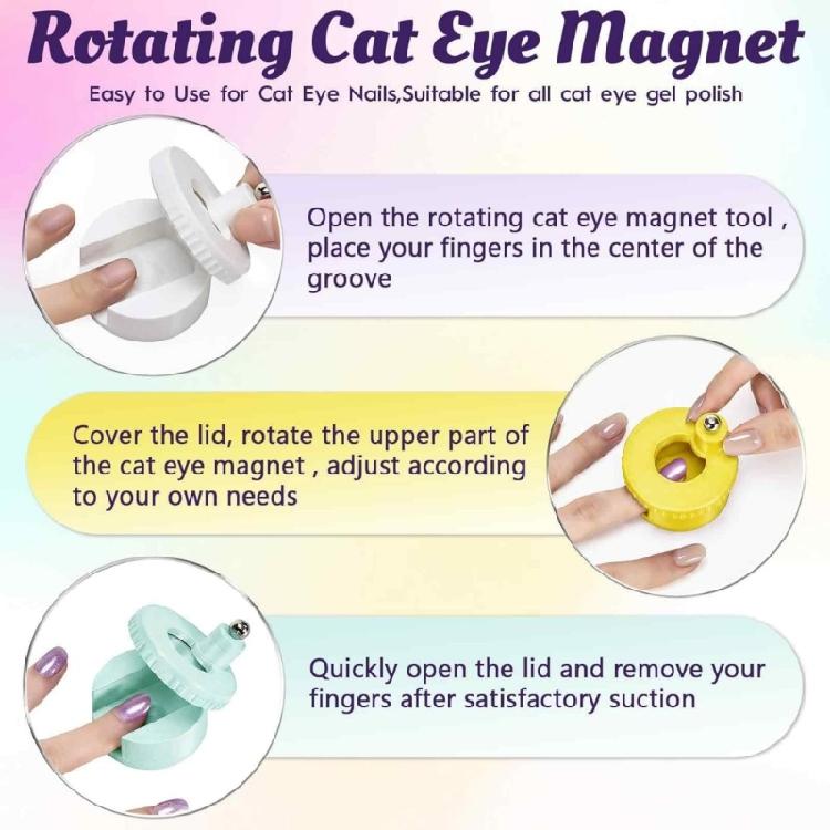 Strong Magnetic Cats Eye Nail Art Device For Beginners And Professionals Multifunctional Nail Art Tool