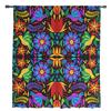 Colorful Mexico Abstract Flower Sheer Curtains for Living Room Decoration Window Curtains Kitchen Tulle Voile Organza Curtains