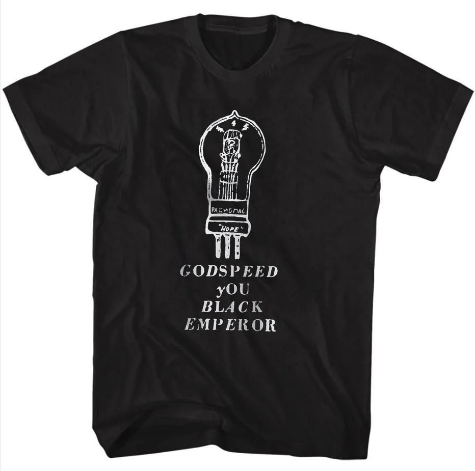 Godspeed You Bulb Godspeed You Black Emperor Хлопковая футболка Полный размер S-5XL Унисекс футболка XXL