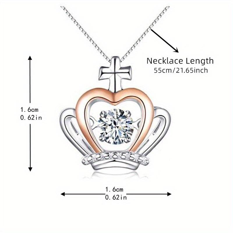 

Gift Boxed Crown Pendant Necklace - Perfect 21st Birthday Present for Her with Greeting Card & Gift Box United States