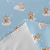 Stars Clouds And Bears Round Table Cloth Festival Dining Waterproof Tablecloth Table Cover For Wedding Party Decor