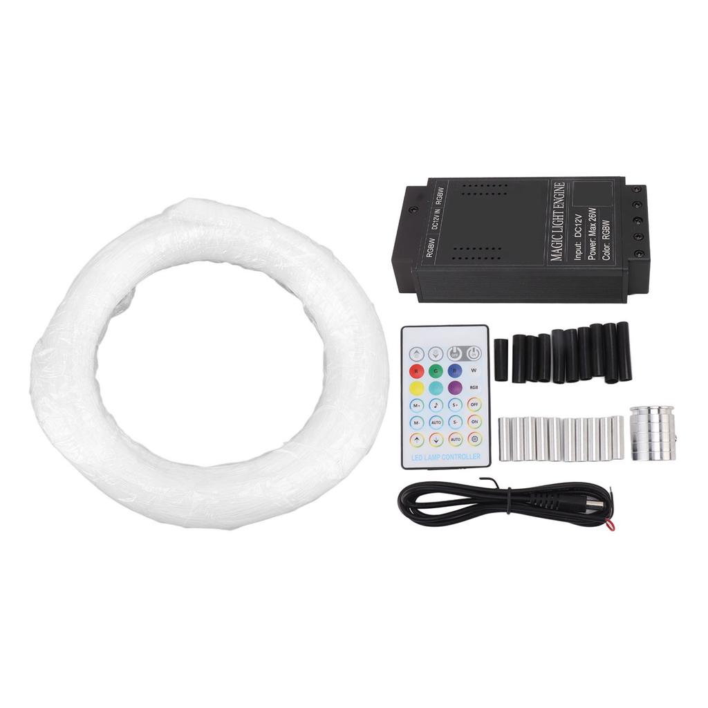 RGBW Glasfaserlichter Professionell Mehrfarbig Musikmodus Bluetooth App-Steuerung Fernbedienung Faser