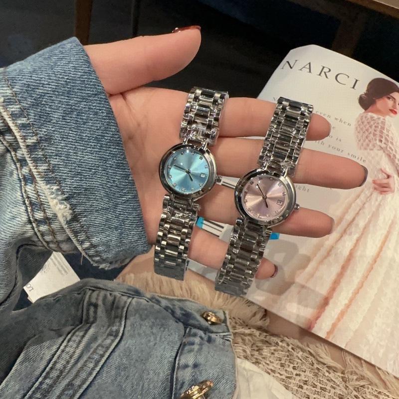 

Langjia Xinyue Series Ice Blue Cherry Blossom Pink Steel Belt Women S Watch, Stainless Steel Calendar, Jialan Master Craftsman default