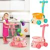 Simulation Shopping Cart Toy Set Multicolor Kids Role Playing Toy  Boys Girls Gift