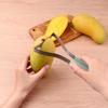 3 In 1 Mango Spoon Mango Slicer Cutting Granule Tool Multifunctional Mango Peeler Mango Avocado Scoop Kitchen Fruit Tool