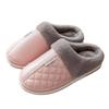 PU waterproof cotton slippers winter home indoor non-slip warm cotton shoes the elderly large size cotton slippers