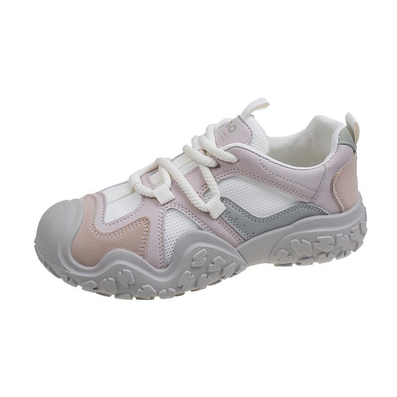 Sneakers Women's Shoes 2025 New Popular Spring Thick-soled Versatile Little White Shoes Soft-soled Lightweight Running Casual Shoes