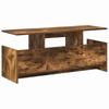 TV Stand Smoked Oak 102 x 35 x 45 cm Particleboard
