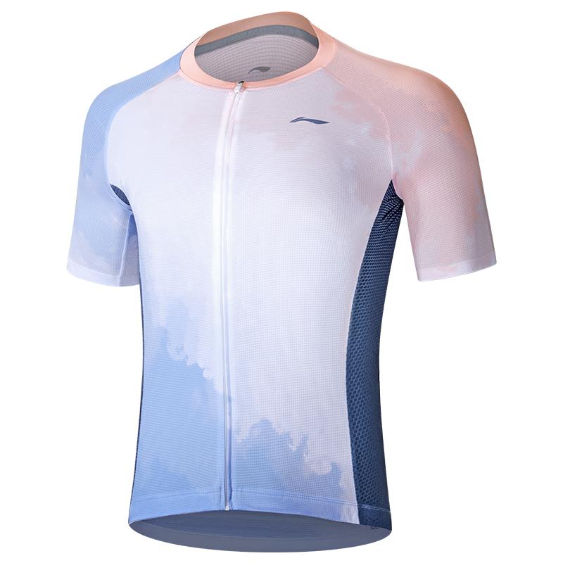 Li Ning Cycling Clothing Men s Sea Blue LCUY235-1 2XL
