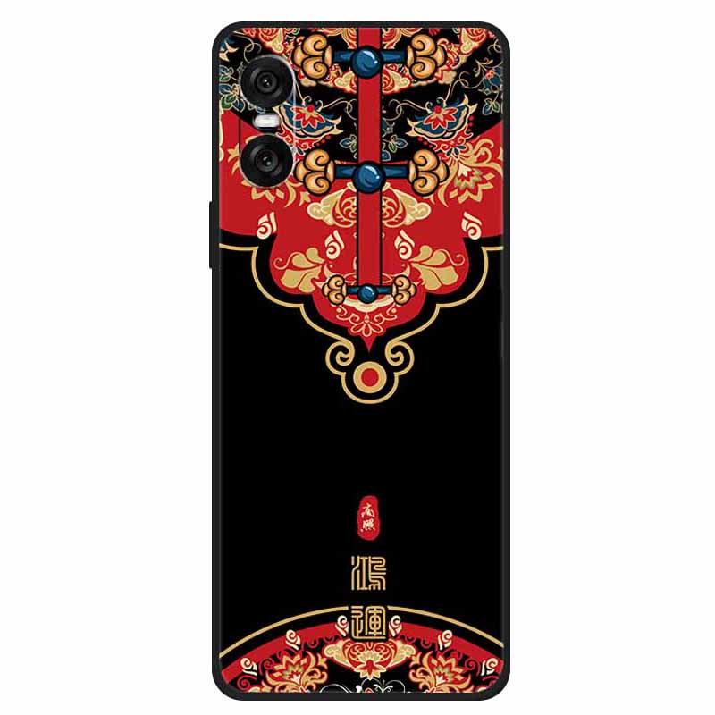 Etui na Sony Xperia 10 VI Unikalny Wzór Drukowany TPU Odporny na Upadki Pokrowiec na Telefon