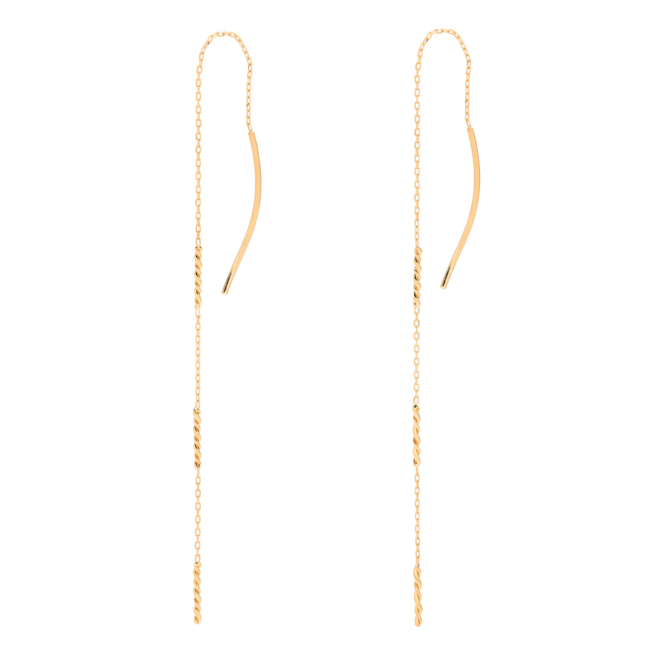 

ESTELLE [Official] Women s American Earrings, 10K Yellow Gold, 0202-3508-0019-0000