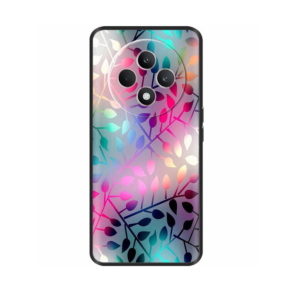 For Oppo Reno 12F 4G Case Reno12 F 5G Shockproof Cover Cute Painted Soft Black Silicone Phone Cases For OPPO Reno12F 4G 5G Coque