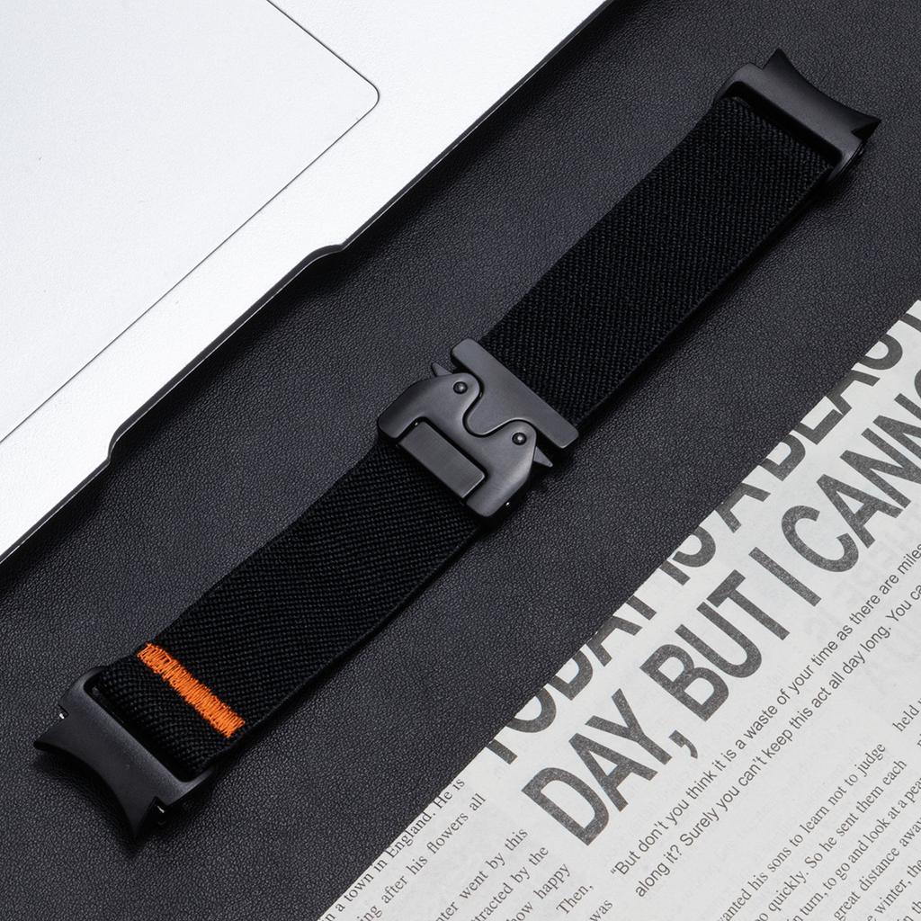 Elastic Nylon Band for Samsung Galaxy Watch 7 6 5 4 40mm 44mm/5 Pro 45mm Parachute Buckle Bracelet Galaxy Watch 6 4Classic Strap