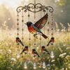 Elegante Campanellino a Vento Colibrì, Campanelli a Vento per Esterno, Campanelli Decorativi a Vento Colibrì per Giardino Portico Balcone
