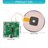 High Speed 15W Fast Wireless Charging Station 10MM Transmitter Pad Universal Phone Compatibility Safe Charging Solution