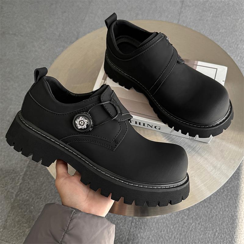 

Модная кожаная обувь для мужчин, из натуральной кожи, больших размеров, высококачественная дизайнерская формальная обувь, повседневная обувь, модная деловая 46 чёрный