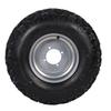 22x10 10 Tire 10 Inch A Shaped Pattern Anti Slip Explosion Proof Rear Wheel Tyre with Hubs for UTV Go Kart Golf Cart ATV