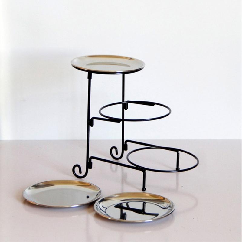 Elegant 3 Tiered Cake Display Stand Detachable Sweet Holder Serving Platter for Dessert Cupcakes Fruits and Snacks