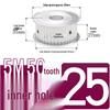 Dual-Sided Flat Timing Pulley: 5M50 Teeth, Width Options 11/16/21/27AF, Bore Size 8-30.
