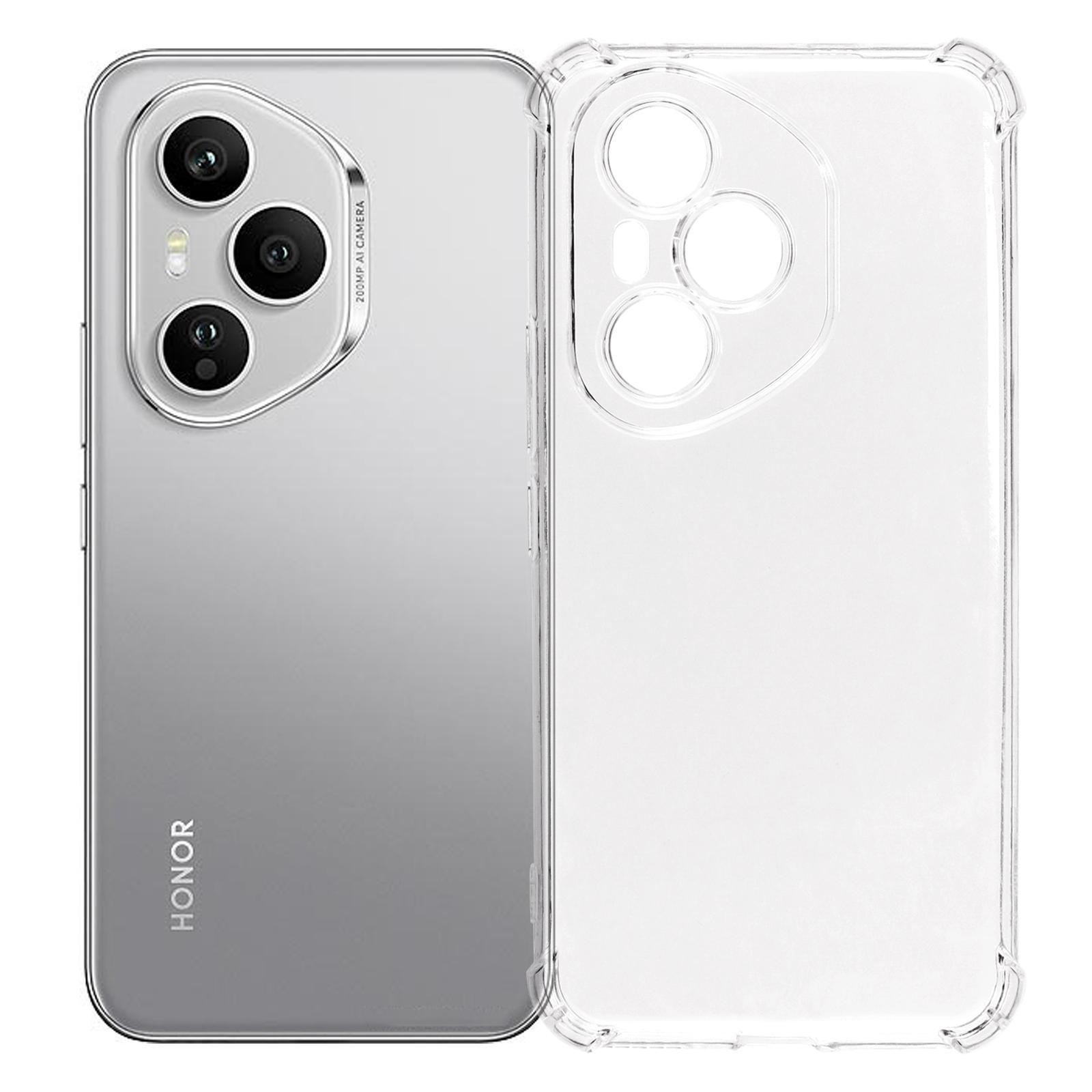 

Для Honor 400 Pro 5G (Глобальный) Чехол для телефона Усиленные четыре угла Противоударный Прозрачный чехол из ТПУ A