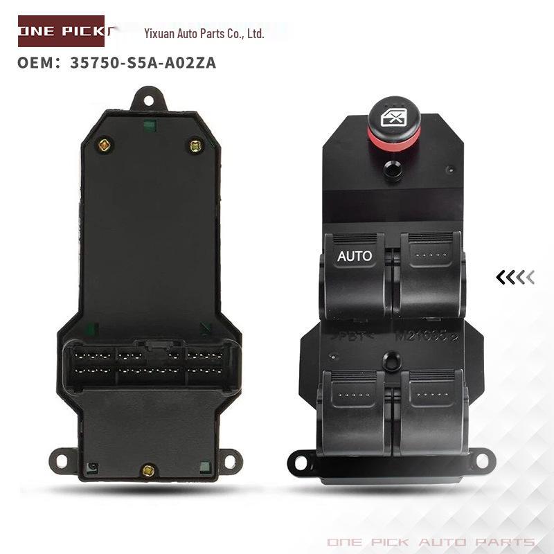 35750-S5A-A02ZA: Fits 2002-2006 Honda CR-V Power Window Master Switch.