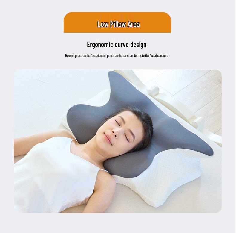 Butterfly Memory Foam Pillow for Neck Support and Deep Sleep