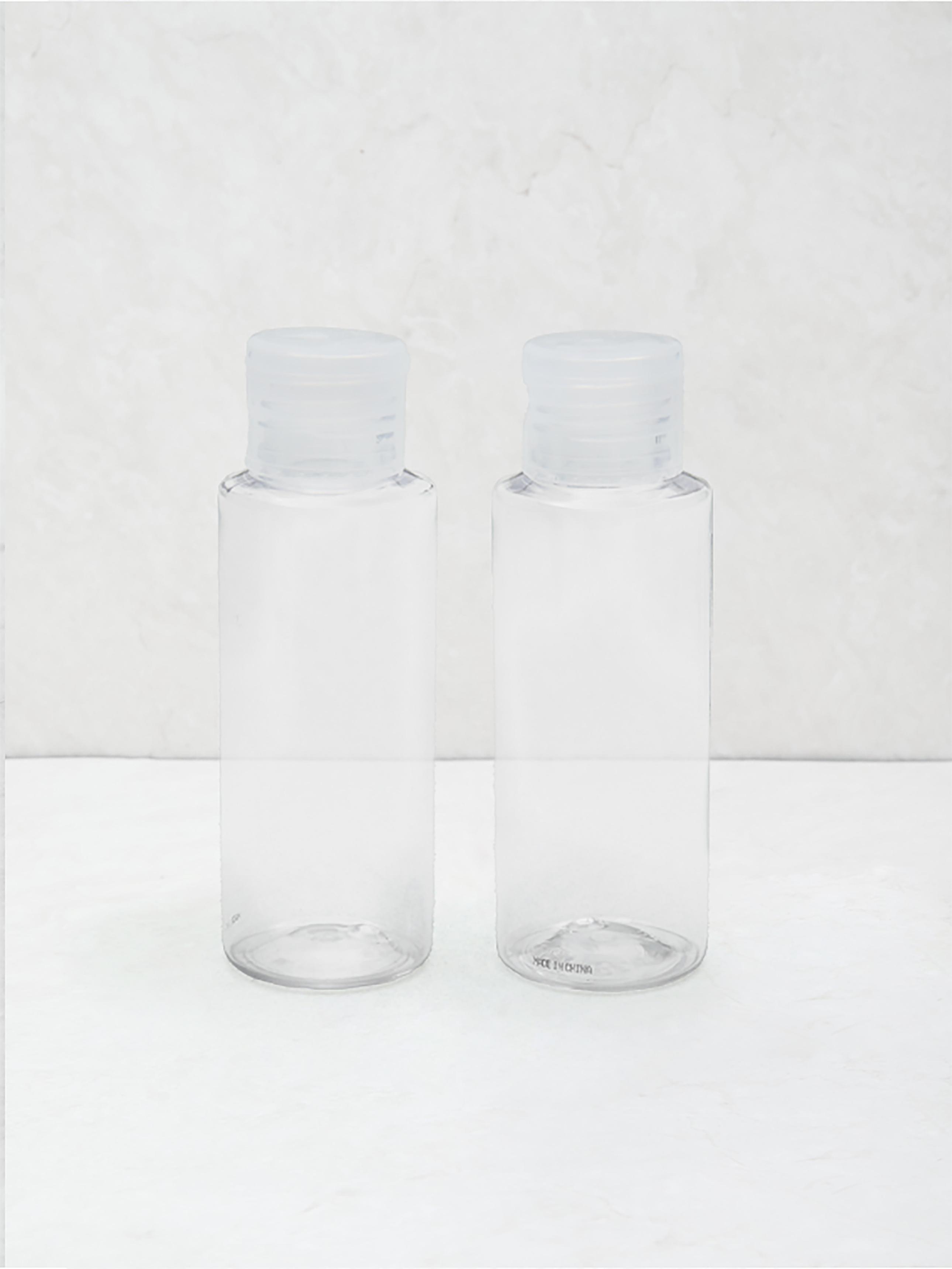 

80ml One-Touch Flip Cap Travel Bottles, 2-Pack 1ea