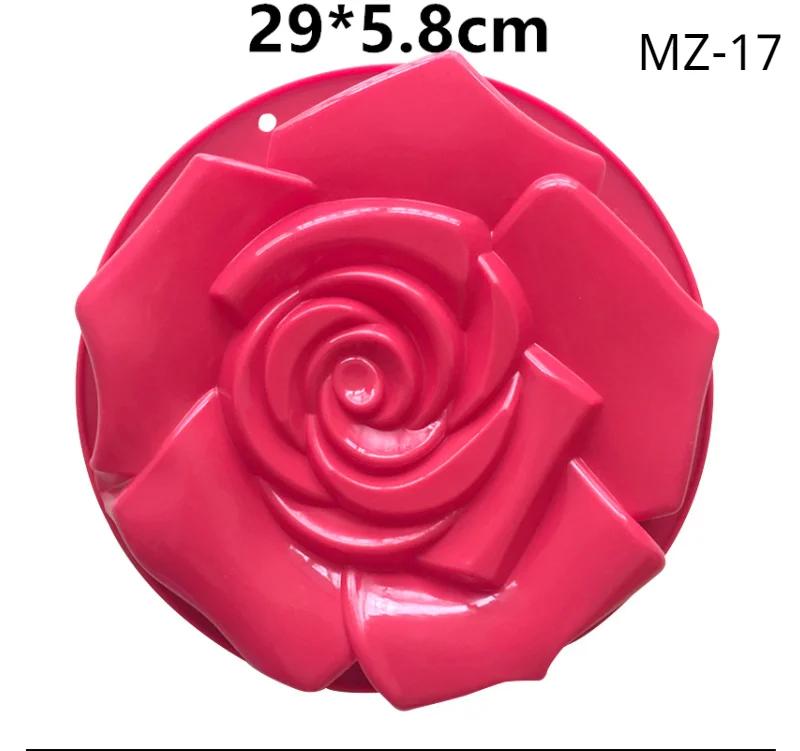 

Силиконовая большая спиральная форма, пищевая силиконовая форма для кекса, 3D рифленая форма для кекса, хлебопекарные инструменты для выпечки, посуда для выпечки Random color