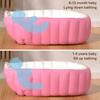 Girls Inflatable Bathtub Easy Storage Baby Shower Tub Kids Inflatable Beach Camping Bathtub Multi-functional Pool