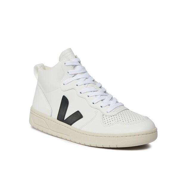 Мужские кроссовки Veja V-15 кожа vq0203304b белые