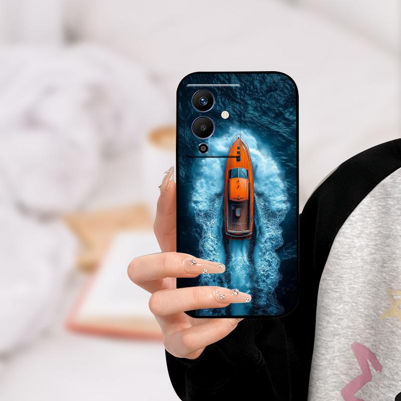 Für infinix NOTE 12 PRO 5G Hülle X671B TPU Wolf Katze Silikon Stoßfänger Abdeckung für Infinix Note 12 Pro 5G Handyhülle Note12 Pro 5G