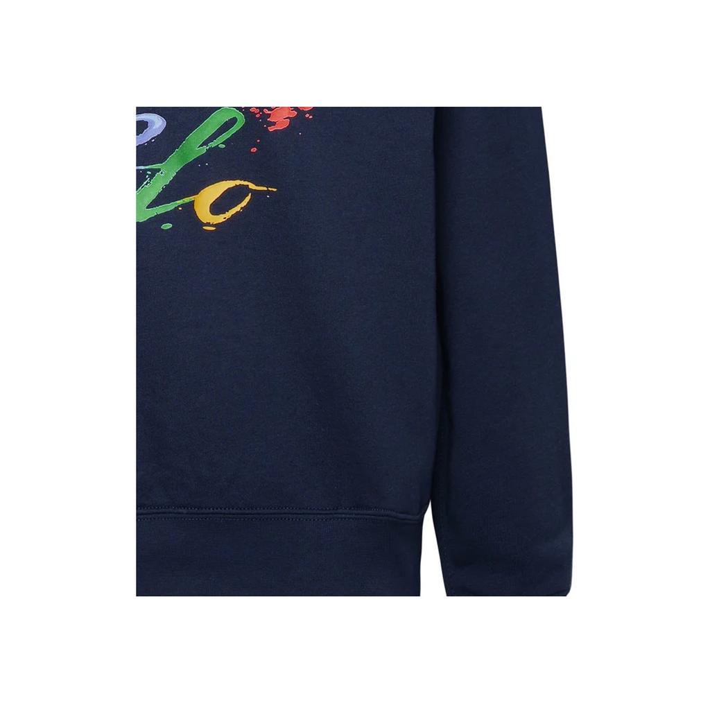 Polo Ralph Lauren Letter Bear Embroidered Hoodie Men Hoodies Navy-Blue 710853309-030