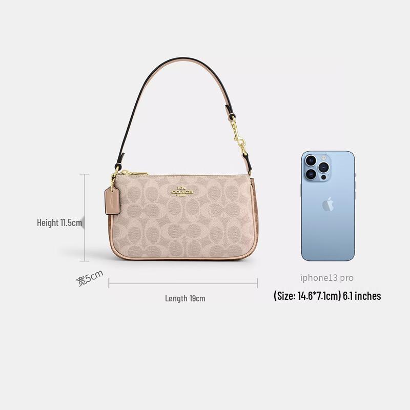 COACH Nolita 19 Classic Signature Shoulder Bag