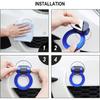 For Car Truck SUV Fake Tow Hook Sticker Kit Universal Fit Decorative Bumper Exterior Styling Decals Non-Functional Waterproof HD