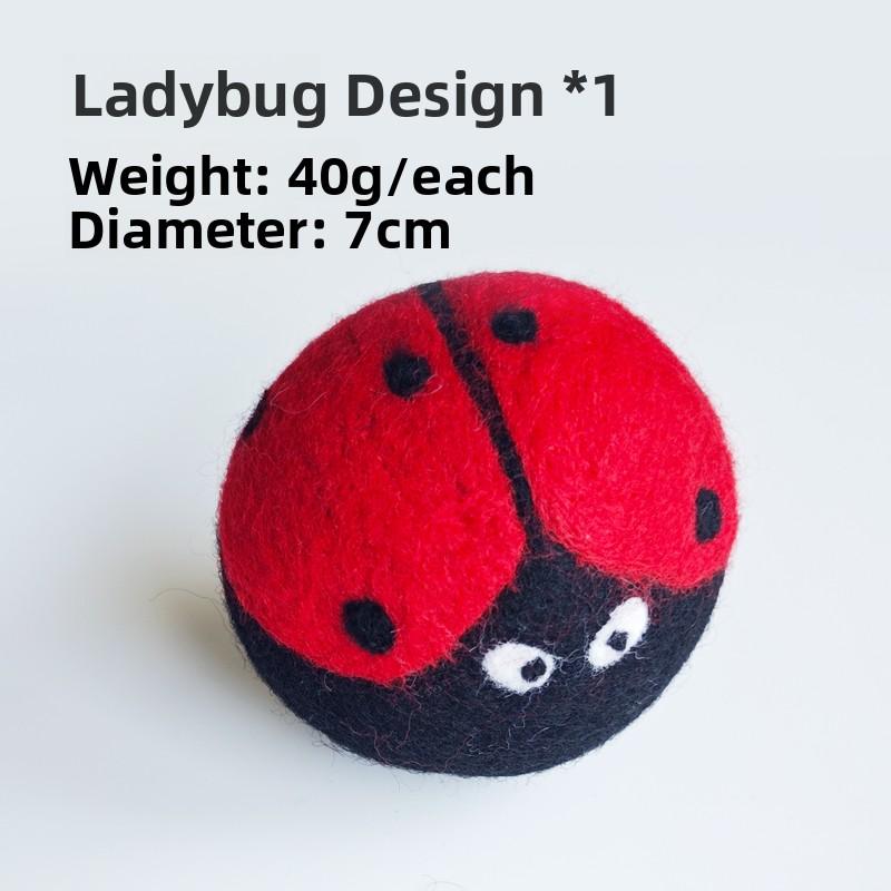 

Silent Wool Ball Toy for s Interactive Bees s Toys Keep s Amused Self Entertaining Teaser Sti Supplies