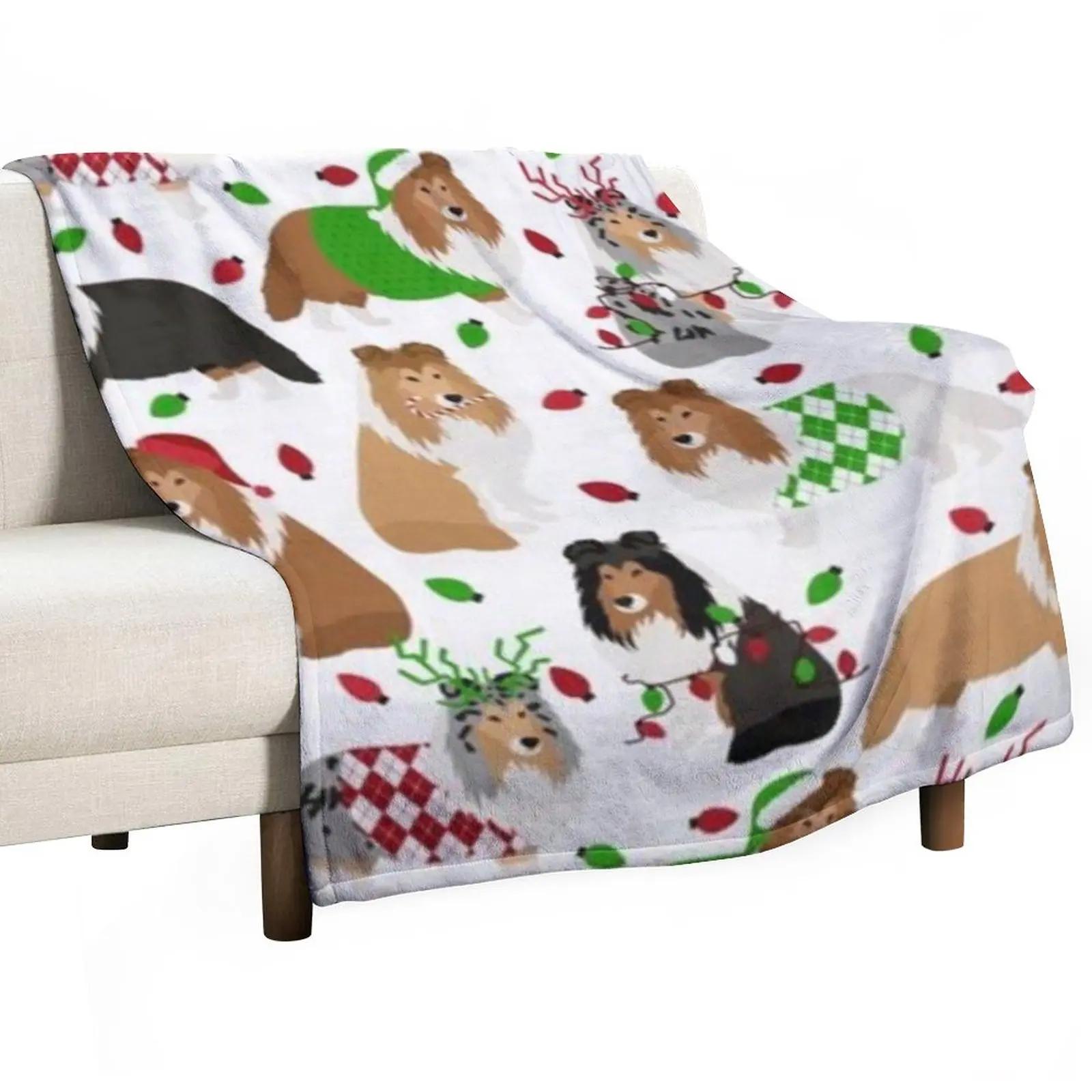 SHELTIE Throw Blanket Flannels Blanket manga Vintage Blanket 75X95CM